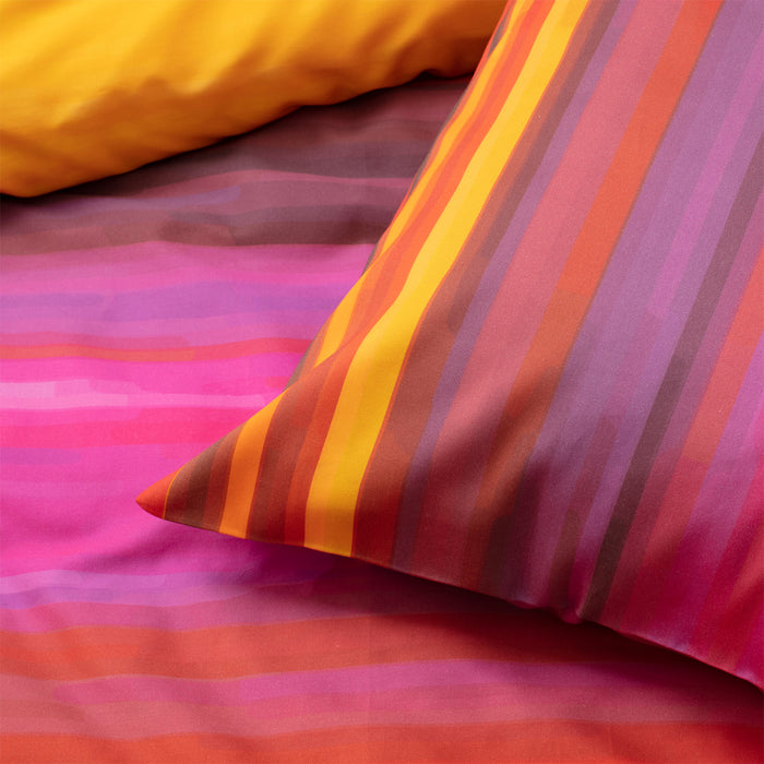 Damai dekbedovertrek Lucid - Satijn - 260x200|220 cm - Orange