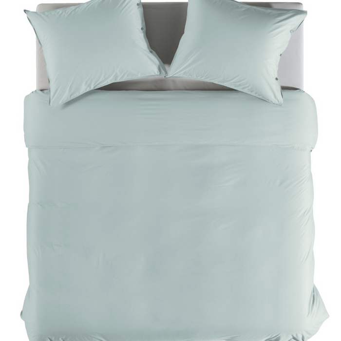 Yellow Dekbedovertrek Percale whispering blue