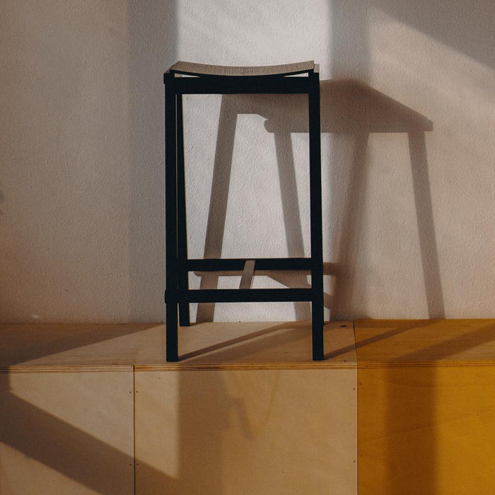 HAY Taburete 8 Barkruk High H 75 cm - Black