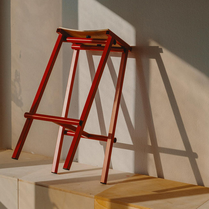 HAY Taburete 8 Barkruk High H 75 cm - Signal Red