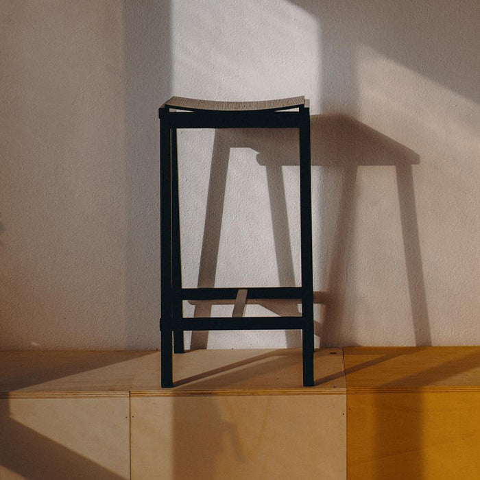 HAY Taburete 8 Barkruk Low H 65 cm - Black