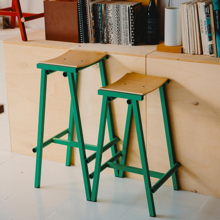 HAY Taburete 8 Barkruk Low H 65 cm - Soft Jade