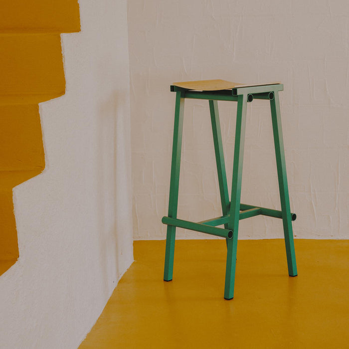 HAY Taburete 8 Barkruk Low H 65 cm - Soft Jade