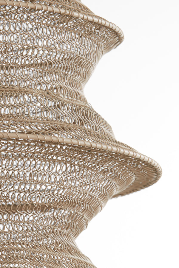 Light & Living Light&living Hanglamp Ø31x55 cm NAKISHA zand