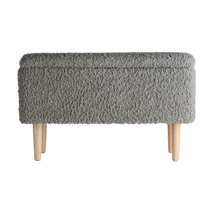 Lisomme Sem Teddy Bankje met Opbergruimte - Grijs