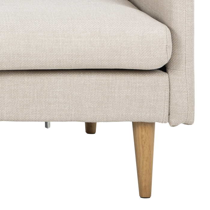 Lisomme Jelle 2-zits Hoekbank met Verstelbare Chaise Longue - Beige