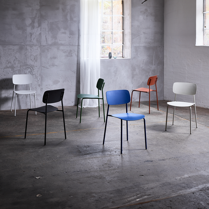 Olivine Julan Kunststof Eetkamerstoel Olijfgroen