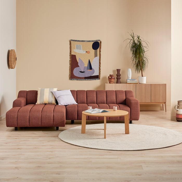 by fonQ Cloud Hoekbank met Chaise Longue Links - Terra