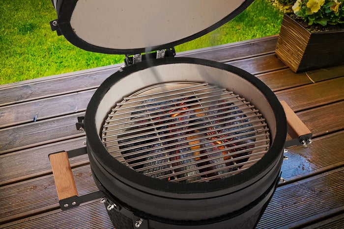 Buccan BBQ - Kamado barbecue - Table Grill 15" - Zwart