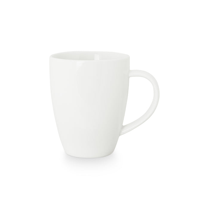 vtwonen Grote Mokken met Oor - Serviesset - Wit - Set van 6 - 400ml