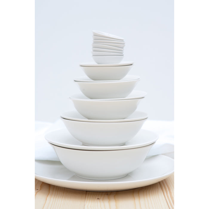 vtwonen Dinerborden - Serviesset - Wit - Bordenset van 6 - 25.5cm