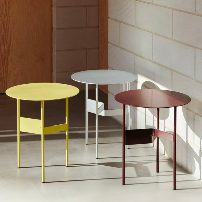 HAY Shim Bijzettafel Ø 45 cm - Custard