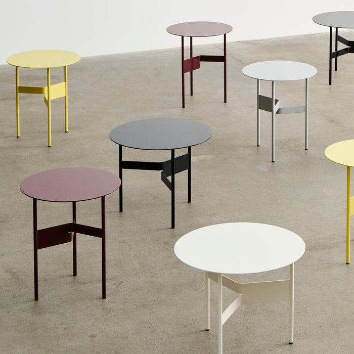 HAY Shim Bijzettafel Ø 45 cm - Custard