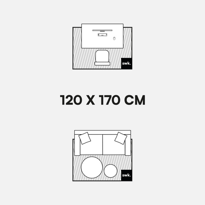 sweeek - caramel gevlekt interieurtapijt