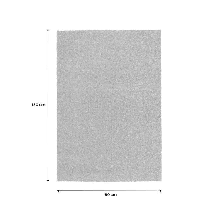 sweeek - Crèmekleurig interieurtapijt in velours