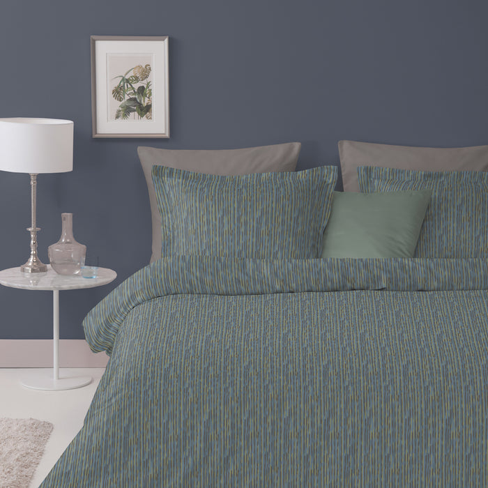 Damai dekbedovertrek Katoen - 240x200|220cm - Blauw