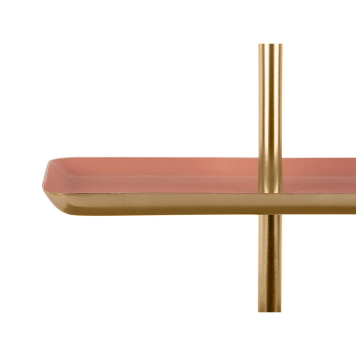 present time - Etagère Festive - Roze - 31x16x36cm