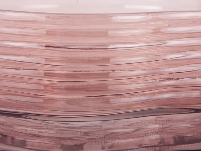 present time - Schaal Wave - Roze - 22x22x11 cm