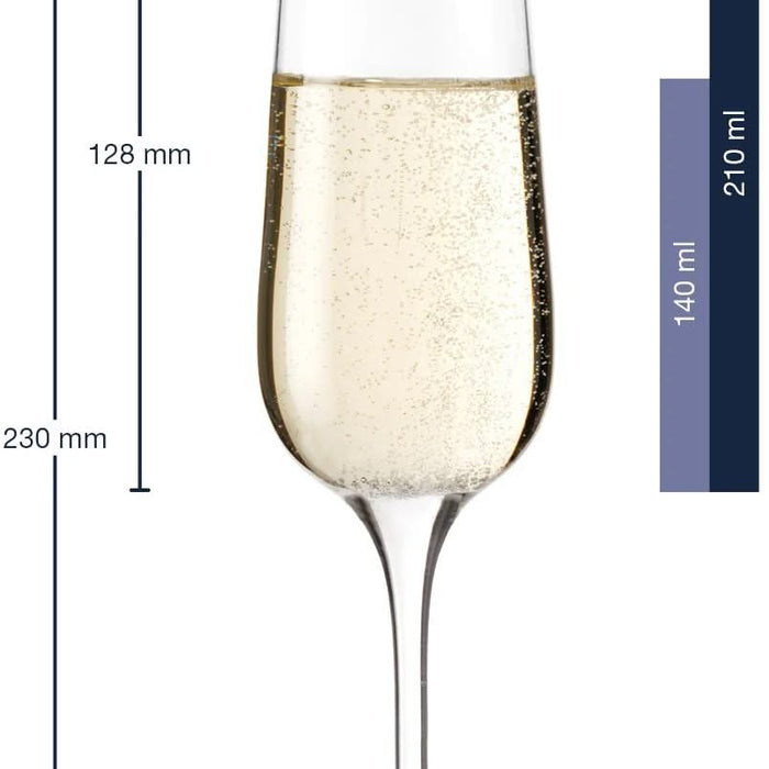 Leonardo Champagneglazen Tivoli - 210 ml - 6 stuks