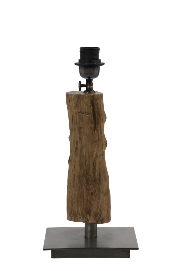 Light & Living Light&living Lampvoet 18x18x30-40 cm SIJI naturel bruin