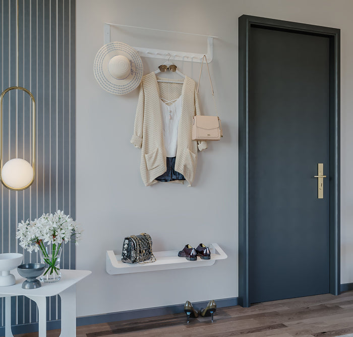 Gorillz Linea - Wandkapstok - Wit