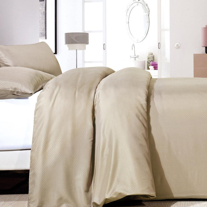 Zensation Dekbedovertrek Satin Point Taupe-240x200|220