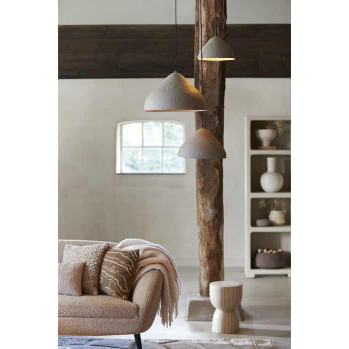 Light & Living Light&living Hanglamp Ø40x25 cm ELIMO mat licht grijs