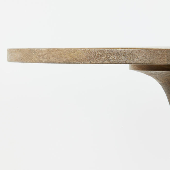 Light&living Salontafel Ø70x40 cm BICABA hout mat donker bruin