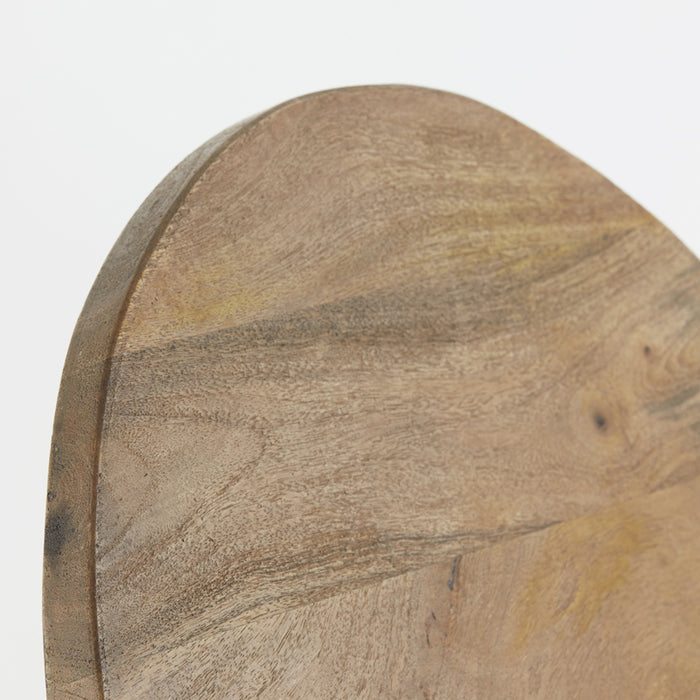 Light&living Salontafel Ø70x40 cm BICABA hout mat donker bruin