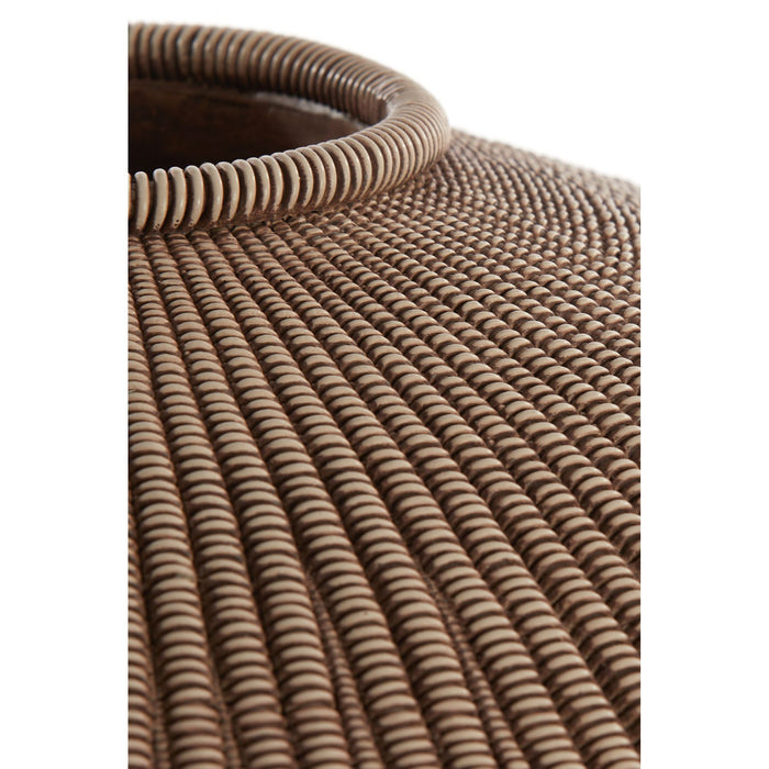 Light & Living Vaas Vedollo - Bruin - Ø35cm