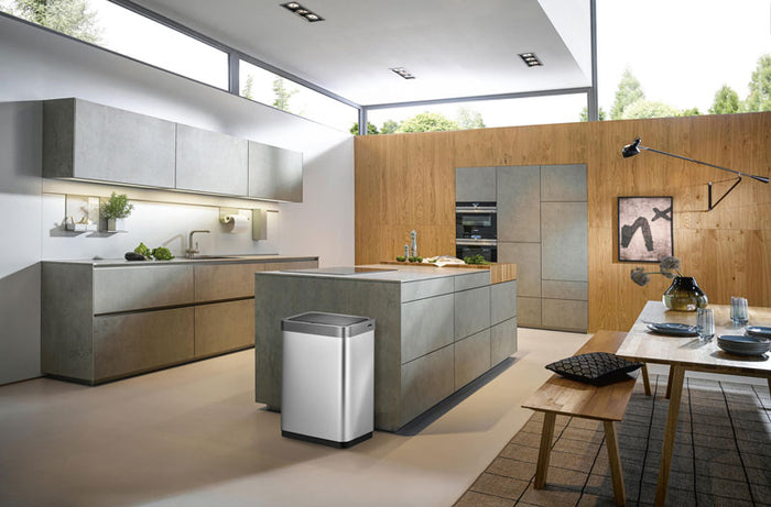 EKO Mirage X Sensor Bin 47 liter - RVS - Mat