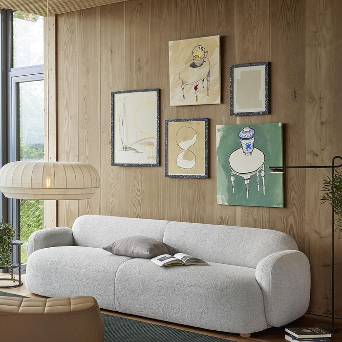 Row large vloerkleed 200x300 donkerbruin