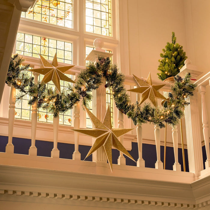 Black Box Trees Vandans Guirlande met LED - L180 cm - Groen Frosted