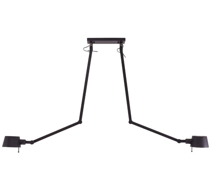 Freelight Hanglamp Sovrano Zwart 2 Lichts E27