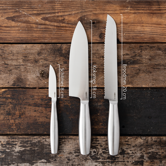 Kitchen knives Copenhagen, set of 3
