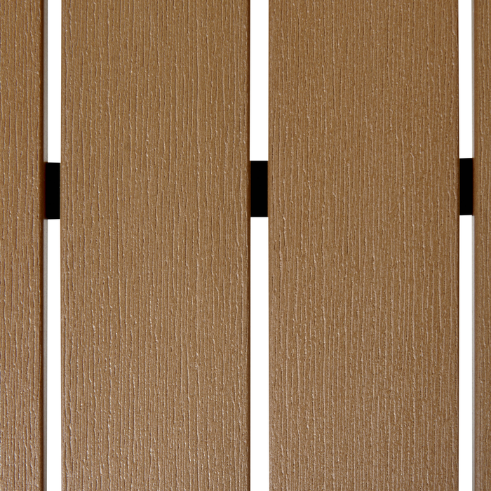 Beliani - NARDO - Tuinset voor 6 - Zwart|Bruin - Kunsthout