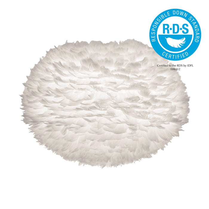 Umage Eos X-large vloerlamp white - met tripod zwart - Ø 75 cm