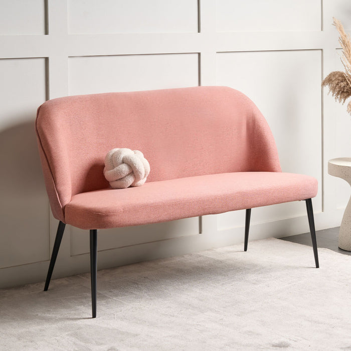 Beliani - OSBY - Tweezitsbank - Roze - Polyester