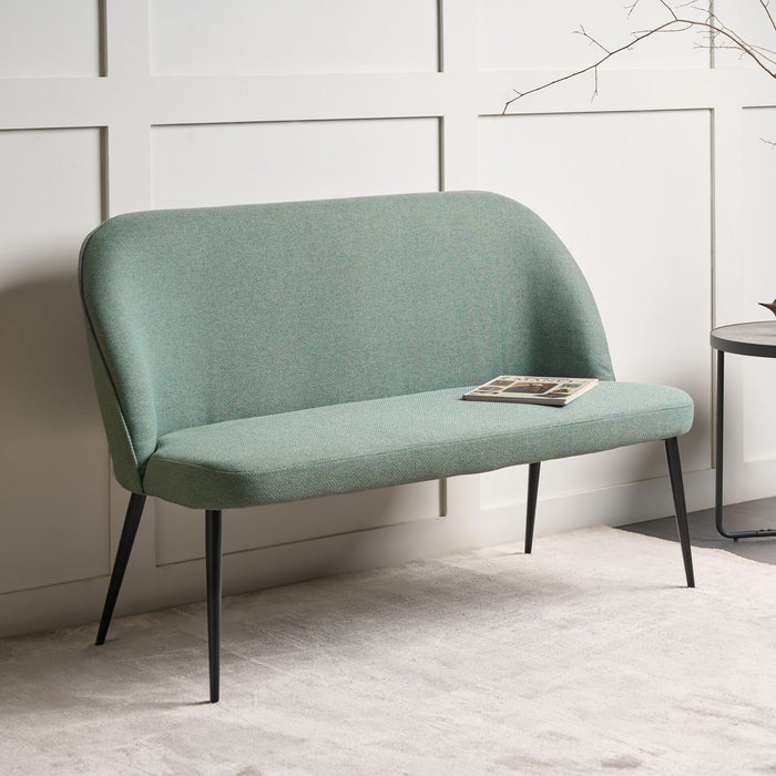 Beliani - OSBY - Tweezitsbank - Lichtgroen - Polyester