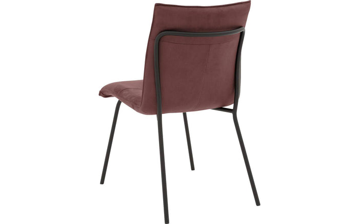 Goossens Eetkamerstoel Milan - Leder zonder armleuning