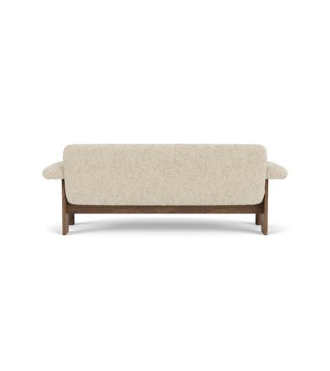 Audo Copenhagen Brasilia 2-zits bank walnoot Sheepskin Nature