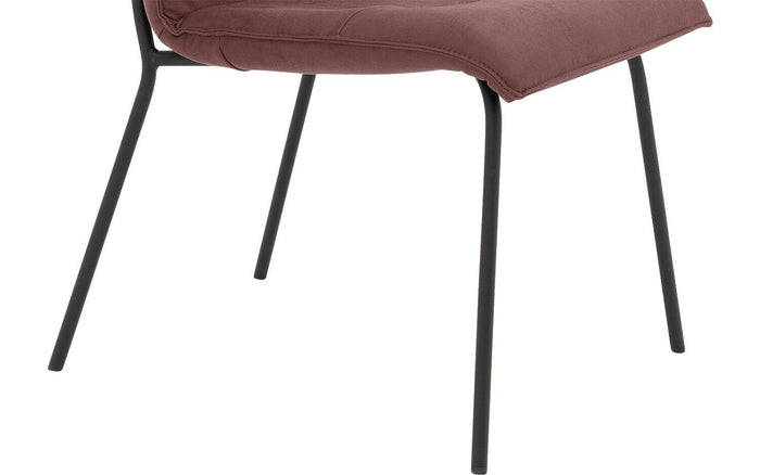 Goossens Eetkamerstoel Milan - Leder zonder armleuning