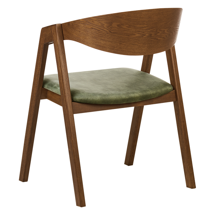 Beliani - YUBA - Eetkamerstoel set van 2 - Donkergroen - Fluweel