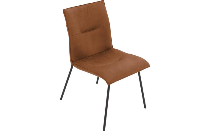 Goossens Eetkamerstoel Milan - Leder zonder armleuning