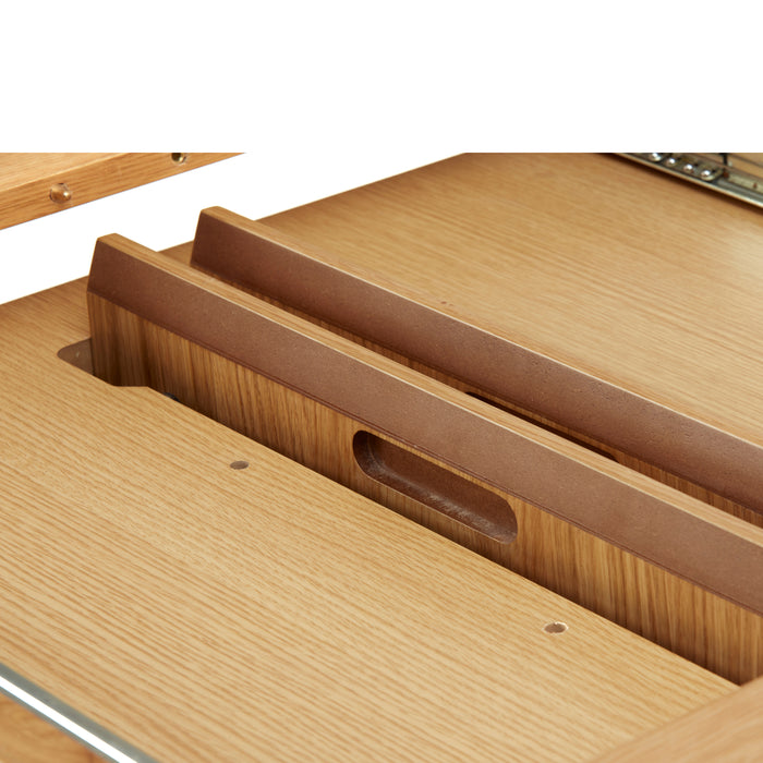 by fonQ Alon Eettafel Uitschuifbaar Rond 120/167 x 120 cm - Naturel Eiken