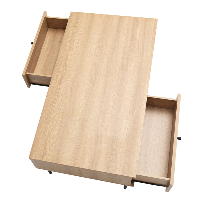 by fonQ Taryn Salontafel - Naturel Eiken