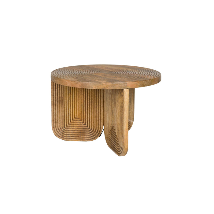 Housecraft Living Maeze Salontafel Hout Rond 60 cm - Bruin