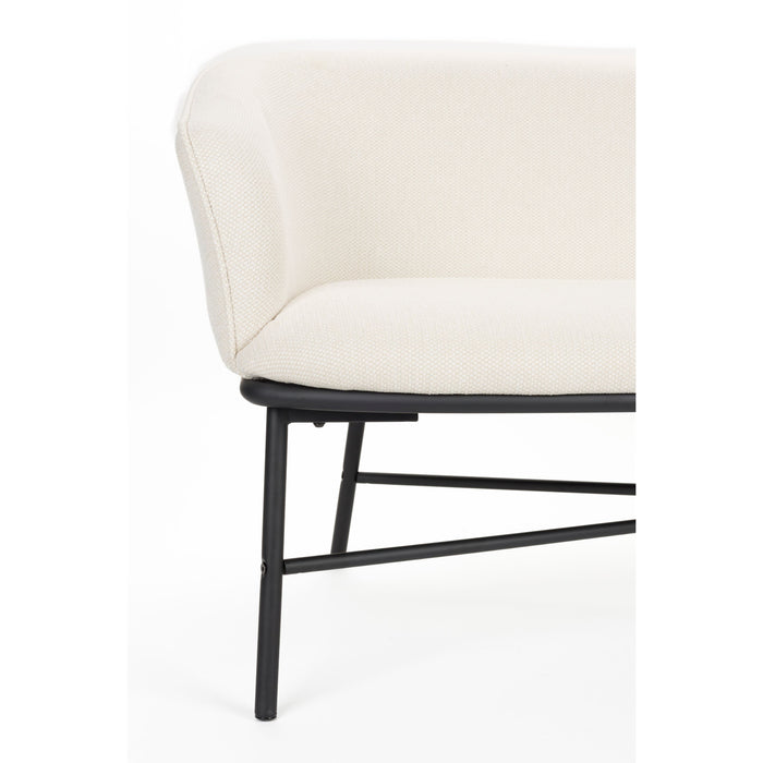 Housecraft Living Jezper 2,5 zitsbank op metalen frame Beige