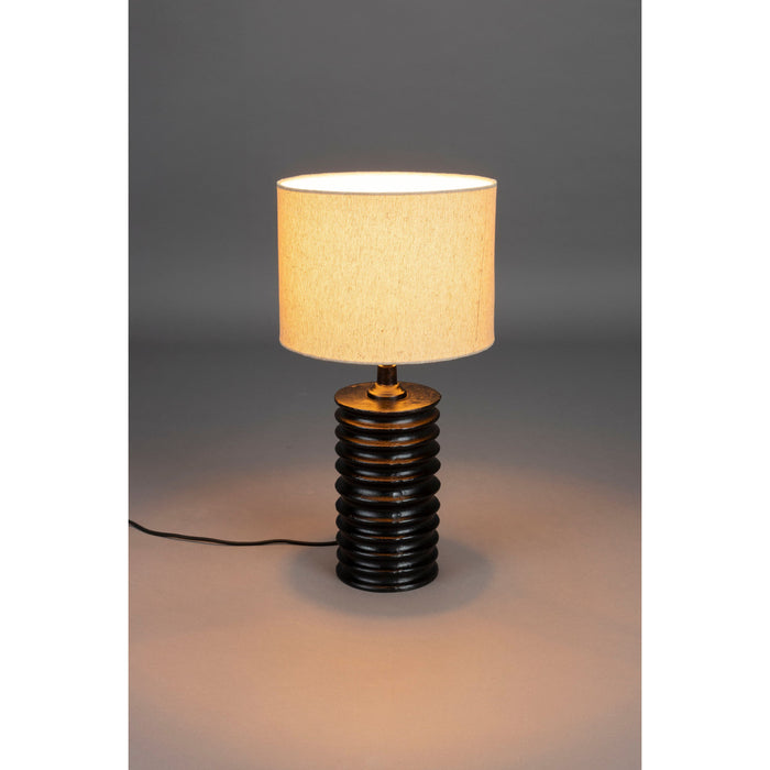 Dutchbone Yalu Tafellamp - Zwart