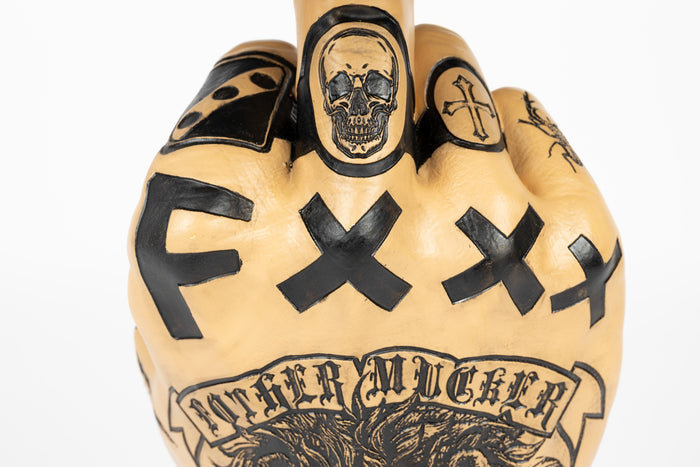 Bold Monkey Fother Mucker bijzettafel leeuw - Beige